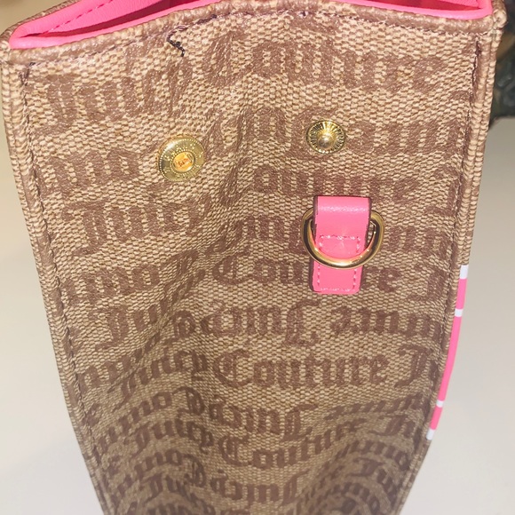 SOLD JUICY COUTURE Billboard Satchel Tote Lemonade Pink Logo NWT NEW - Picture 8 of 8